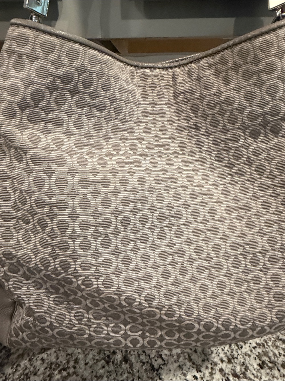 Coach Op Art Needlepoint Madison Phoebe Shoulder Bag - Picture 6 of 15
